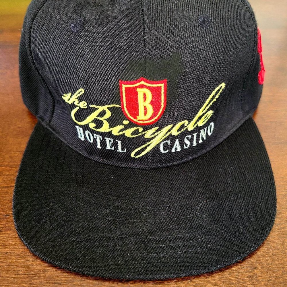 The Bicycle Hotel Casino Poker 3 BET snap back Hat